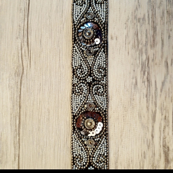 Free People Western Silver Bead Belt - Picture 4 of 16